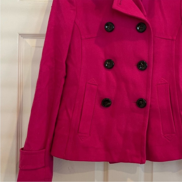 JCP pink wool winter jacket - Picture 4 of 10